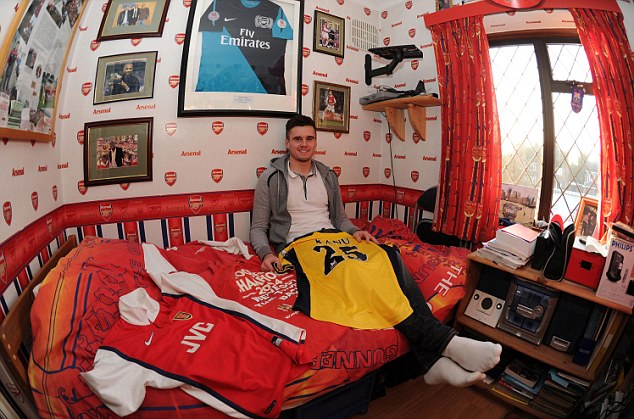 Van Persie Arsenal Bedroom